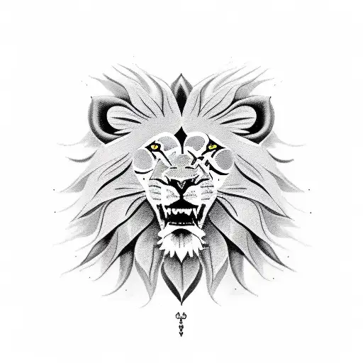 Half Lion And Half Bull