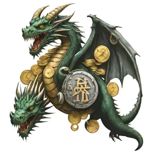 Dragon And Coins