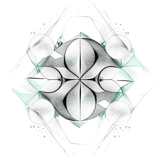 Abstract Psychedelic Simple Geometric Bubbles