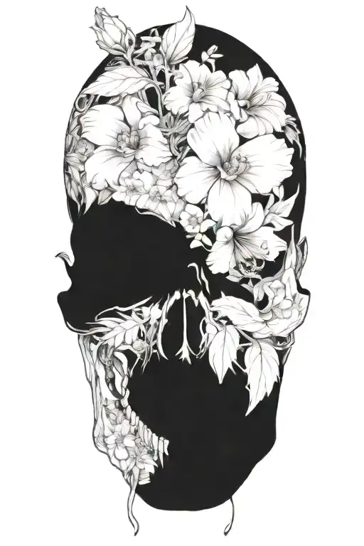 Blooming Skull Plant