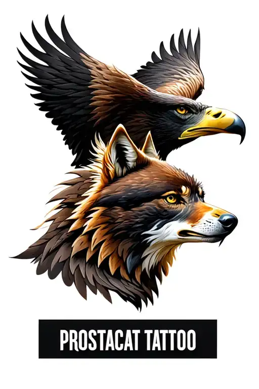 Eagle And Wolf