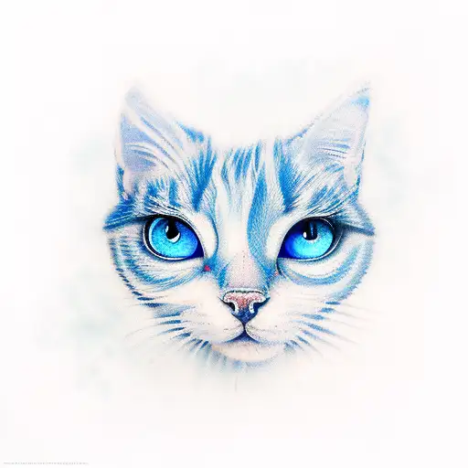 Blue Female Eyes In The Sky