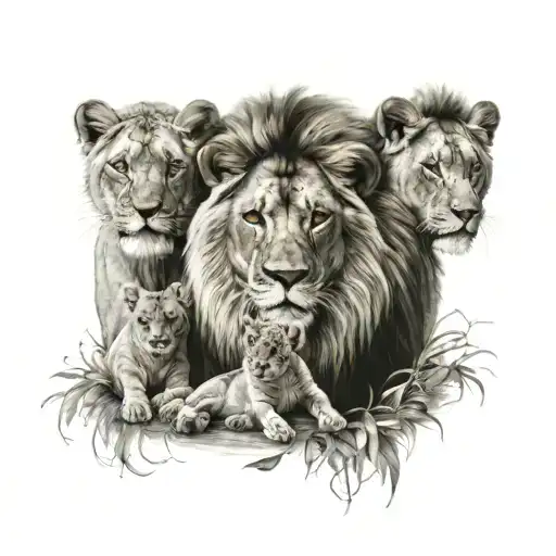 Lion Family