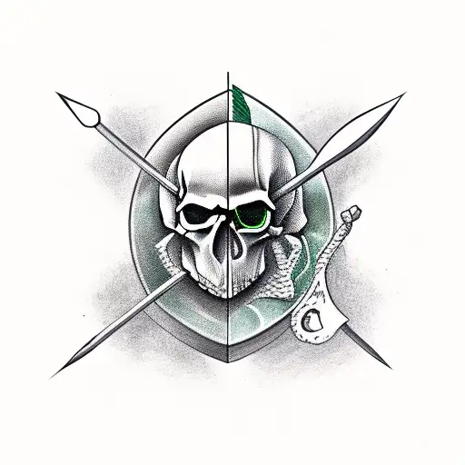 Arrow With Skull