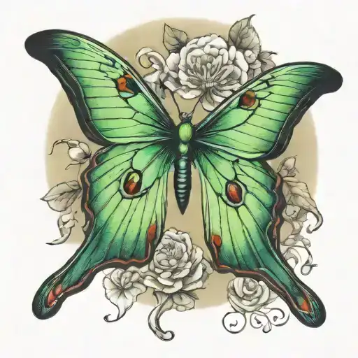 Moon Goddess Luna Moth