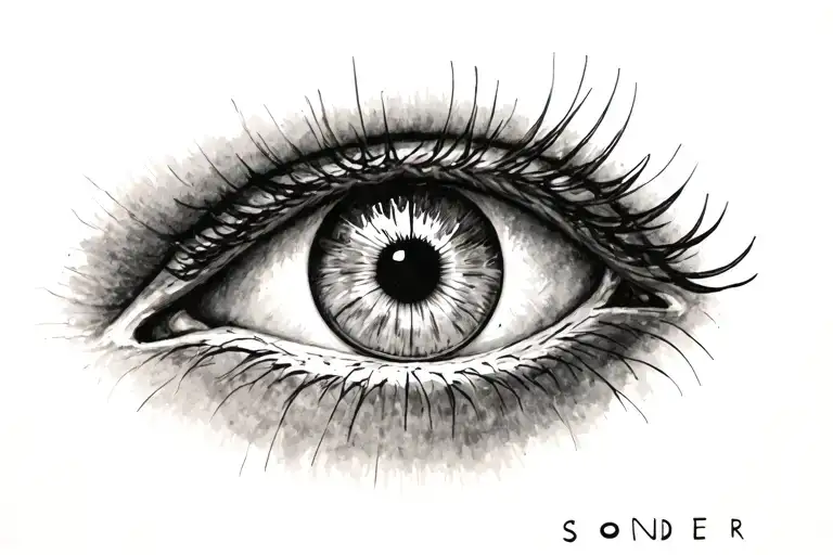 I Want The Word Sonder But The O Is To Be A Eye