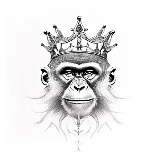Monkey Queen Wh Crown