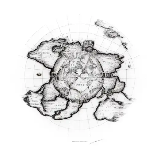 Greek Mythology Atlas Carries The World