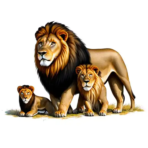 Lion Family