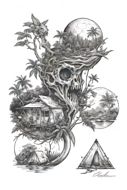 Tooth And Jungle And Camping And Phoenix And Astronomy