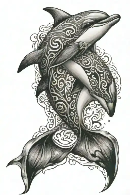Dolphin Live Maori Design