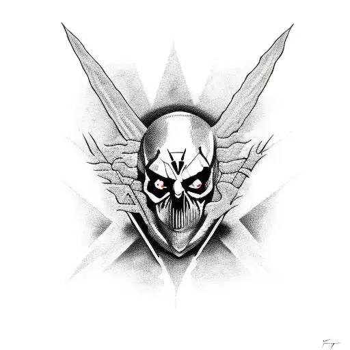 Slipknot Logo With Skull And Fire