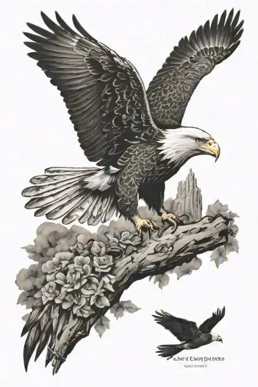 Eagle Flying Dad Memorial