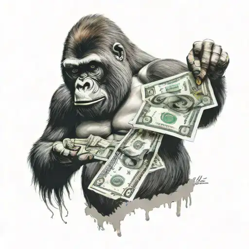 Gorilla Holding Money