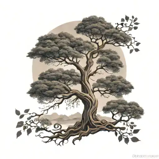 Tree Of Life With Intricate