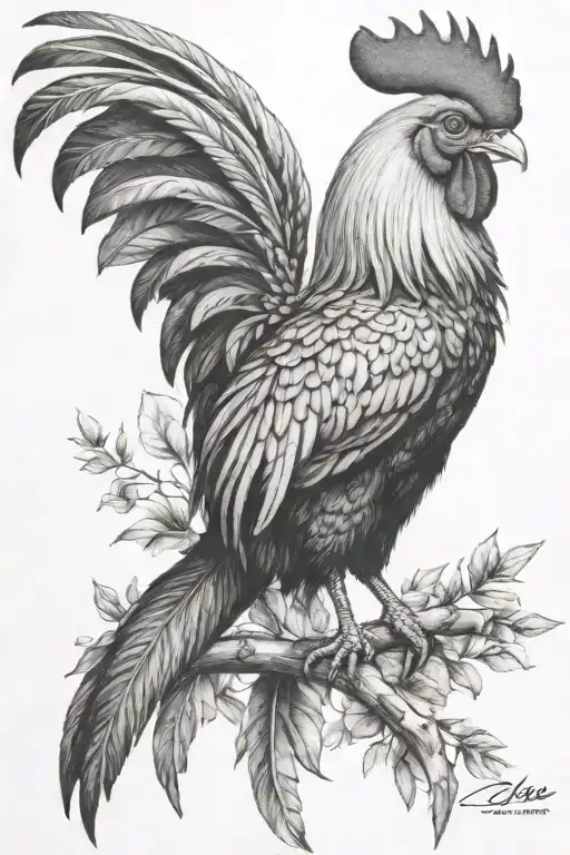 Puerto Rico With Rooster