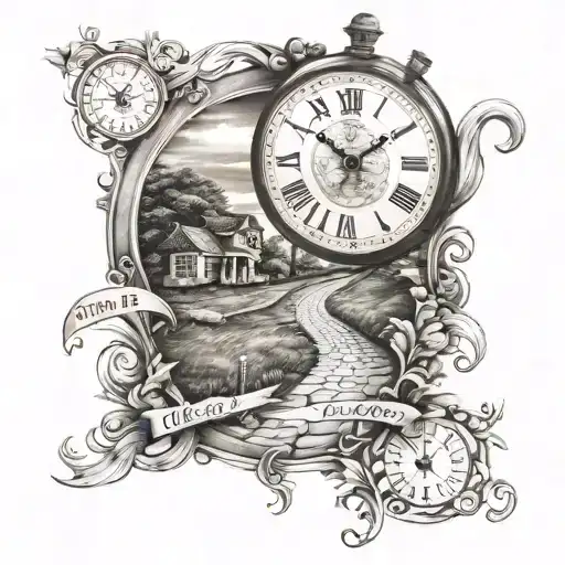 The Road The Family Takes To The Clock