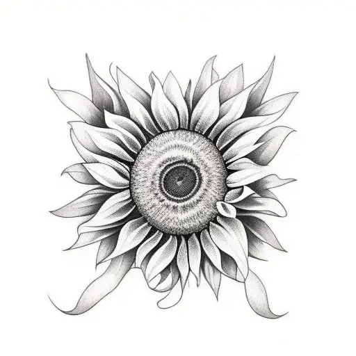 Sunflower Headed Thick Girl