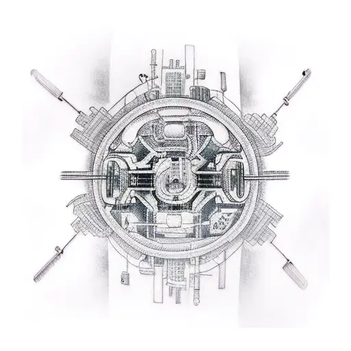 Cyberpunk Circuit Sleeve