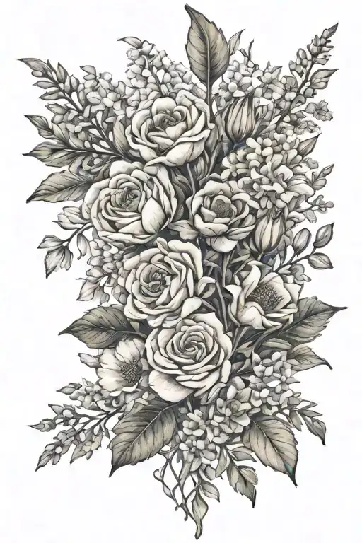 Birth Flower Bouquet