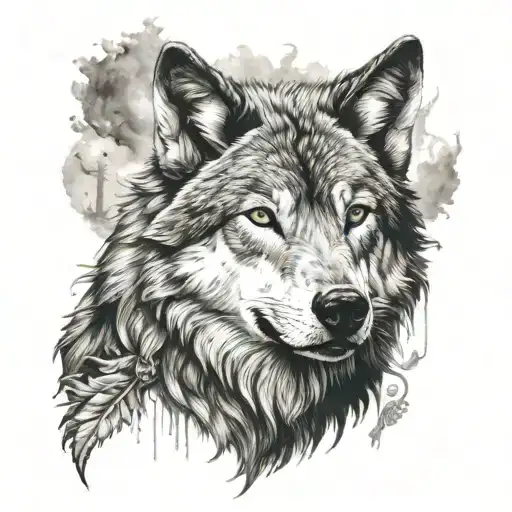 Wolf With God Forgive Mark