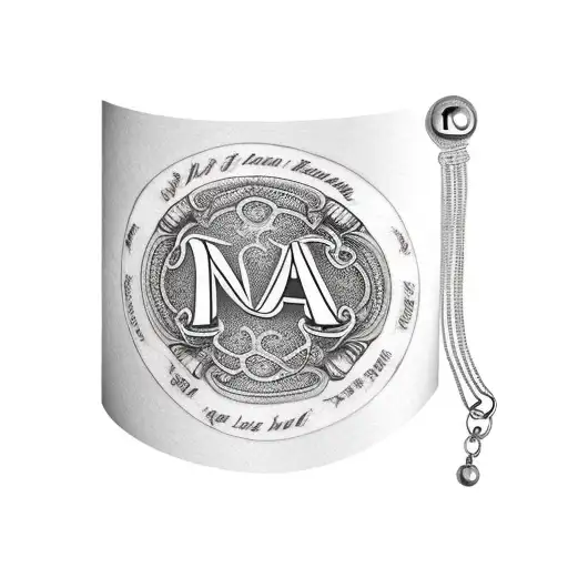 Bracelet With The Word Nana On It