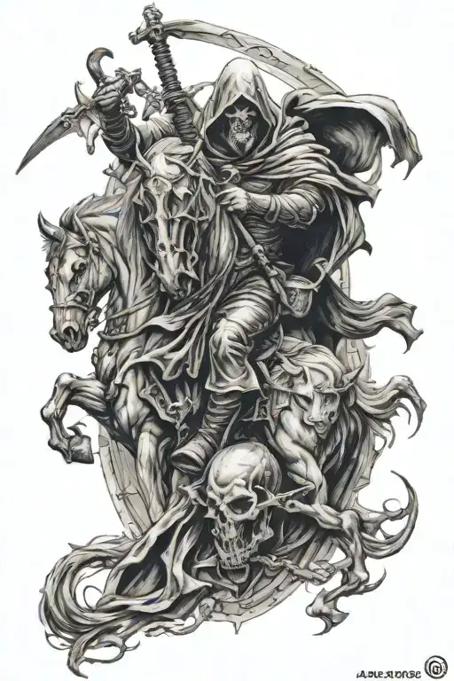 Four Horsemen Apocalypse Reaper