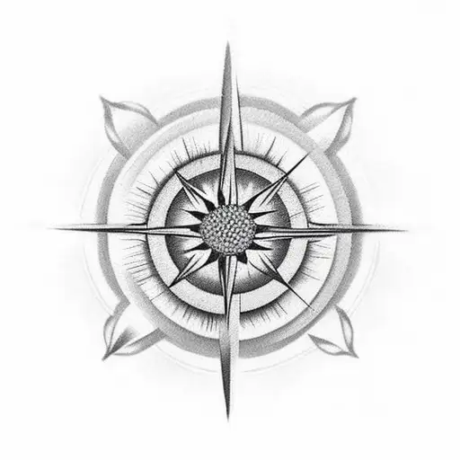 Thistles With Compass