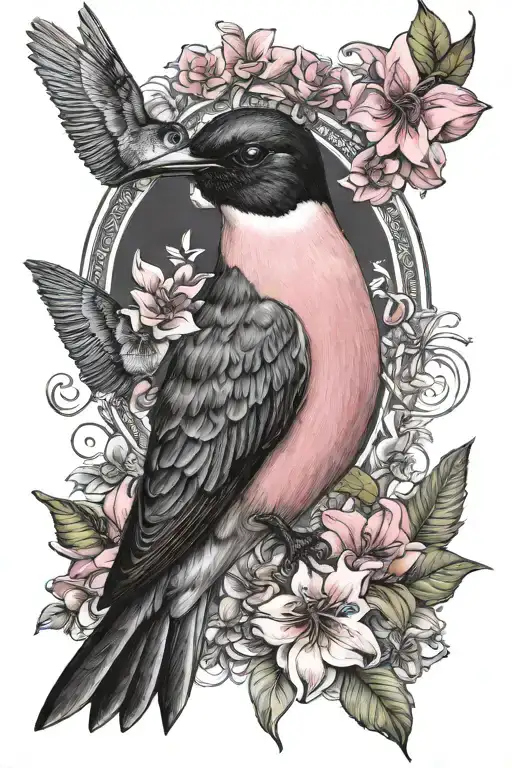 Penguin Hummingbird Pink Flamingo