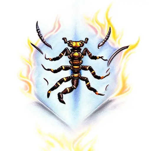 Scorpion With Fire And Sword And The Word Vengeance
