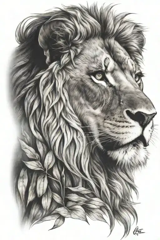 Lion Wearing