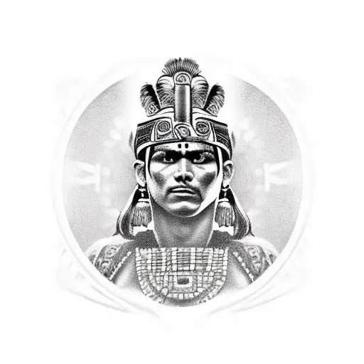 Aztec Warrior Fighting