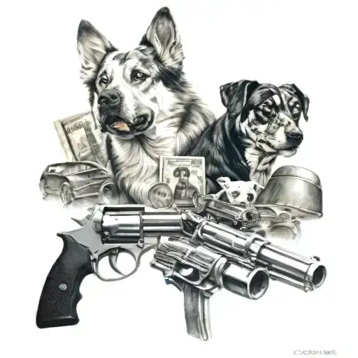 Guns Dogs Family Cars Money Women
