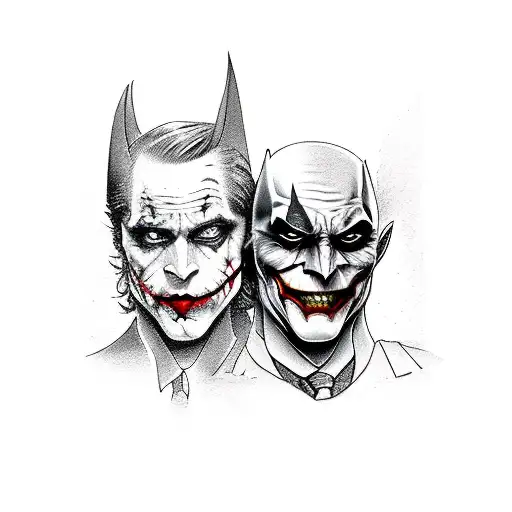 The Dark Knight And The Joker