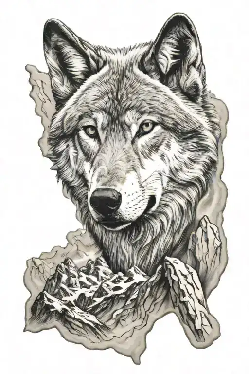 Wolf Head Montains Pin Surrounded