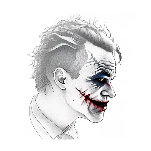 Heath Ledger Joker Shoulder