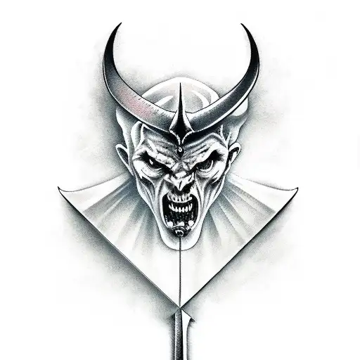 Sword With Devil Face