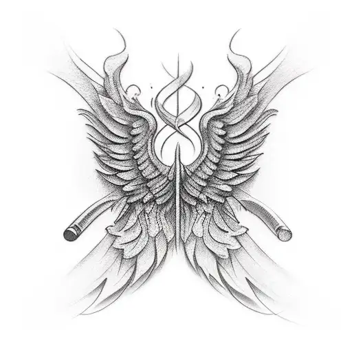 Realistic Wing From Shoulder Down To Elbow