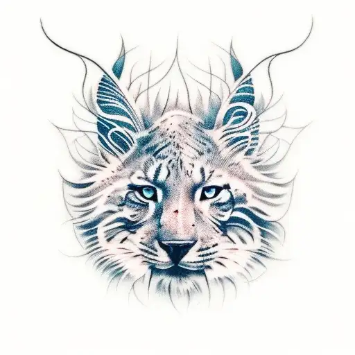 A Tattoo Design Combining Documentary Themes With Nature Elements Like Trees And Animals