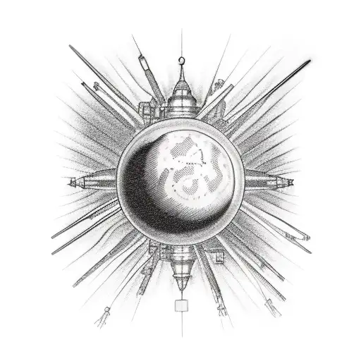 Sputnik In The Space