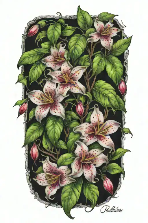 Jungle Creeper Flowers All Round