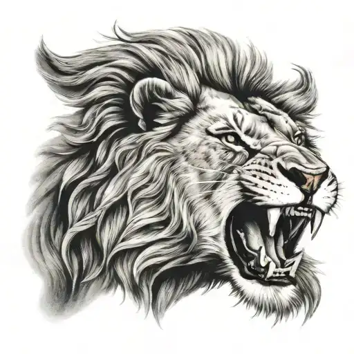 Lion Roaring