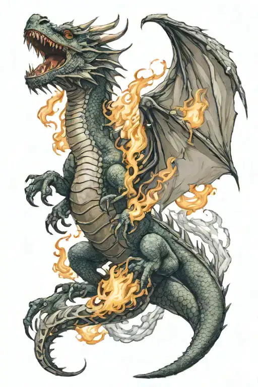Dragon Breathing Fire