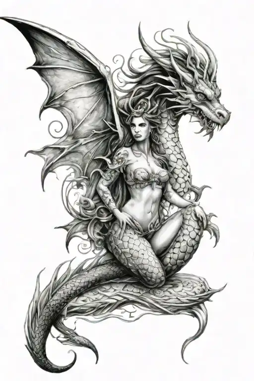 Fairy Mermaid Dragon