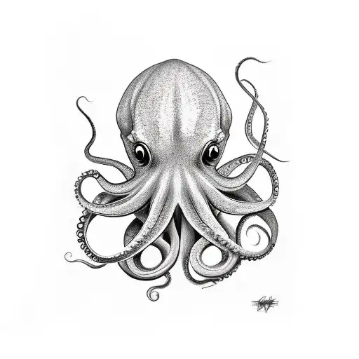 Octopus By Crystals With Color