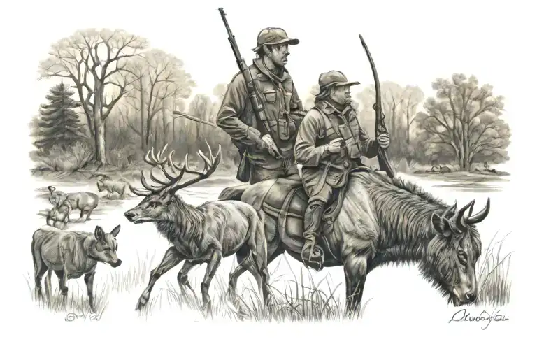 Hunting Scene
