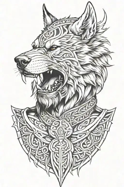 Wolf Viking Warrior