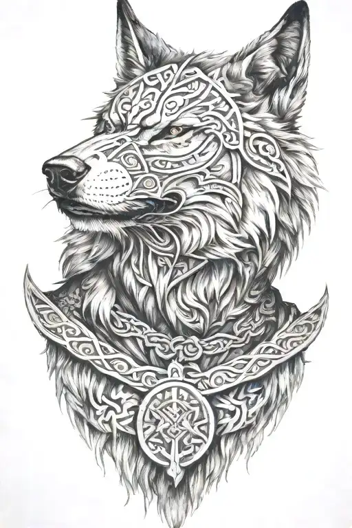 Wolf Viking Warrior