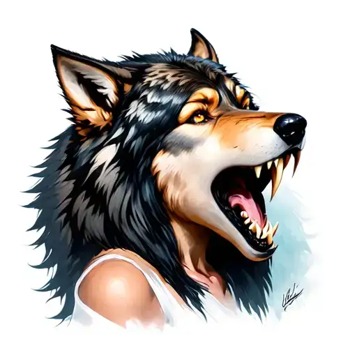 Wolf Girl With Fangs