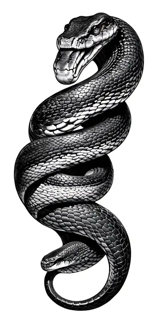 Snake Wrapped Loosely